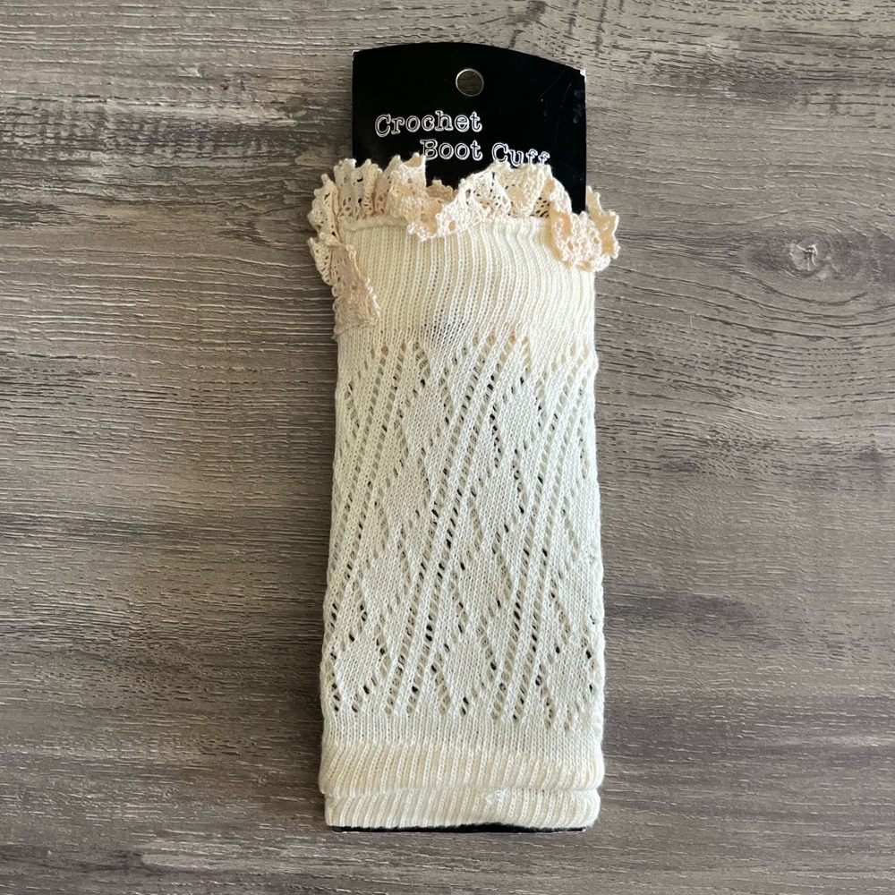 Brand new crochet boot cuff